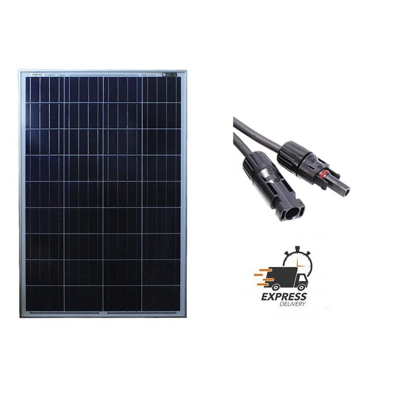 18 v стеклянная солнечная панель 100 w поликристаллический кремний высокое качество фотоэлектрические 12 v батареи дом солнечных батарей цены