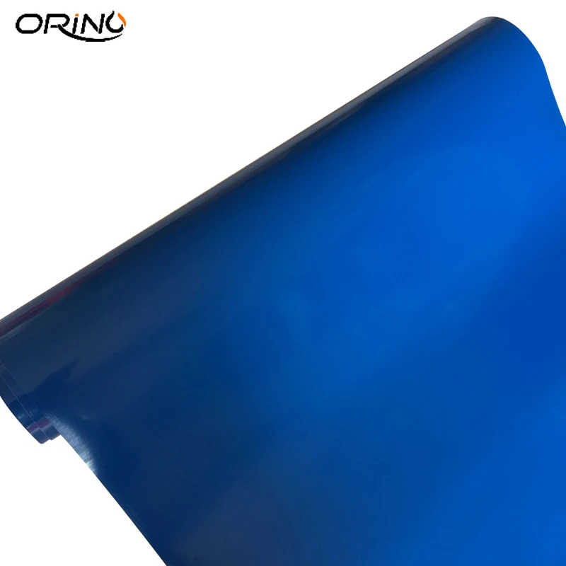 Dark Blue Glossy Vinyl Film Sticker-2