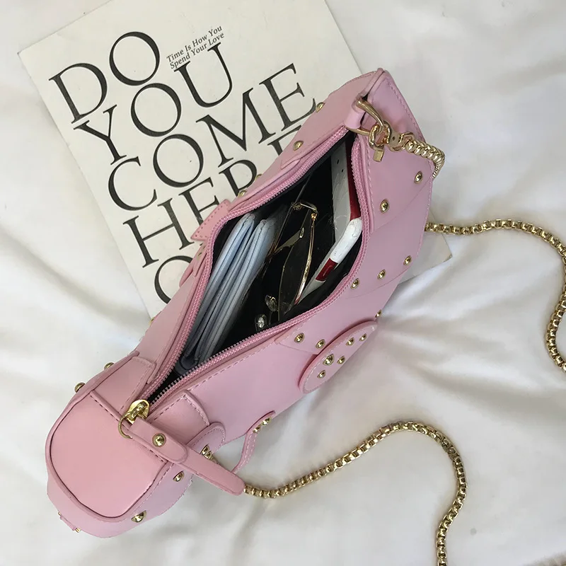DORANMI Горячие динозавр сумки на плечо для женщин 2019 заклепки Crossbody женская сумка