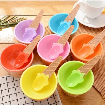

6Pcs/Set Bowl Slime Box Spoon Fluffy Containers For Slime Supplies Food Toys For Kids Children Charms Clay DIY Kit Accessories