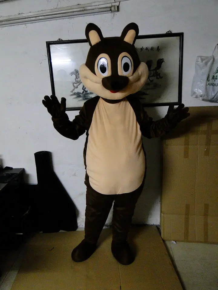 

BING RUI CO Brown squirrel mascot costume for adults christmas Halloween Outfit Fancy Dress Suit Free Shipping Drop Shipping