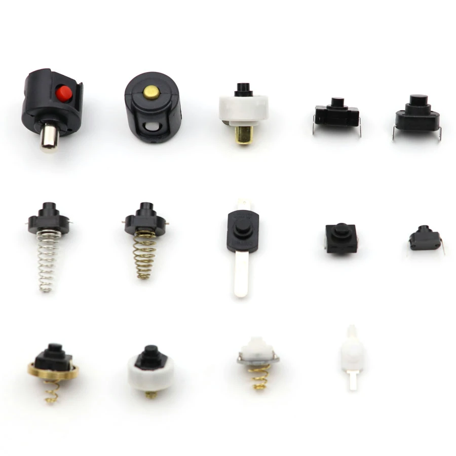 Details about / 2Pcs LED Flashlight Push Button Switch ON// OFF Electric Torch Tail Switch YYEU