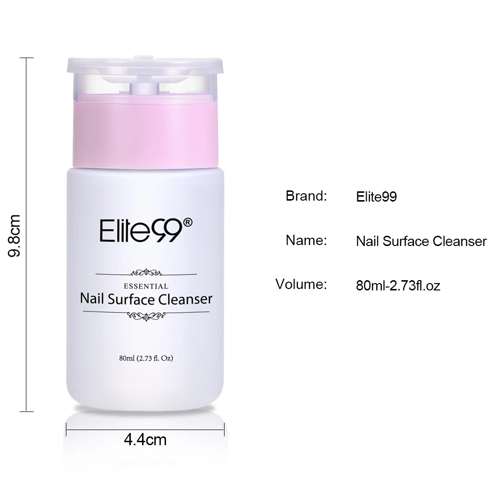 Elite99 UV Nail Polish Nail Remover Liquid For Removing Gel Manicure Nails Remover Tools Nail Art 80ml Elite99 UV Nail Polish Nail Remover Liquid For Removing Gel Manicure Nails Remover Tools Nail Art 80ml