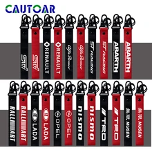 Нейлоновый автомобильный брелок для ключей Subaru Renault Для Opel Honda Toyota Alfa Romeo ABARTH Nissan LADA Ford Mitsubishi