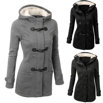 

Hoodies women Outwear 2017 New Arrivals fashion jacket coat Long section warm winter ladies Parkas clothing