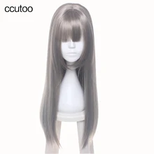 Ccutoo женский парик дымчатый темно-серый Полный Длинные Синтетические волосы Косплей вечерние парики для костюма