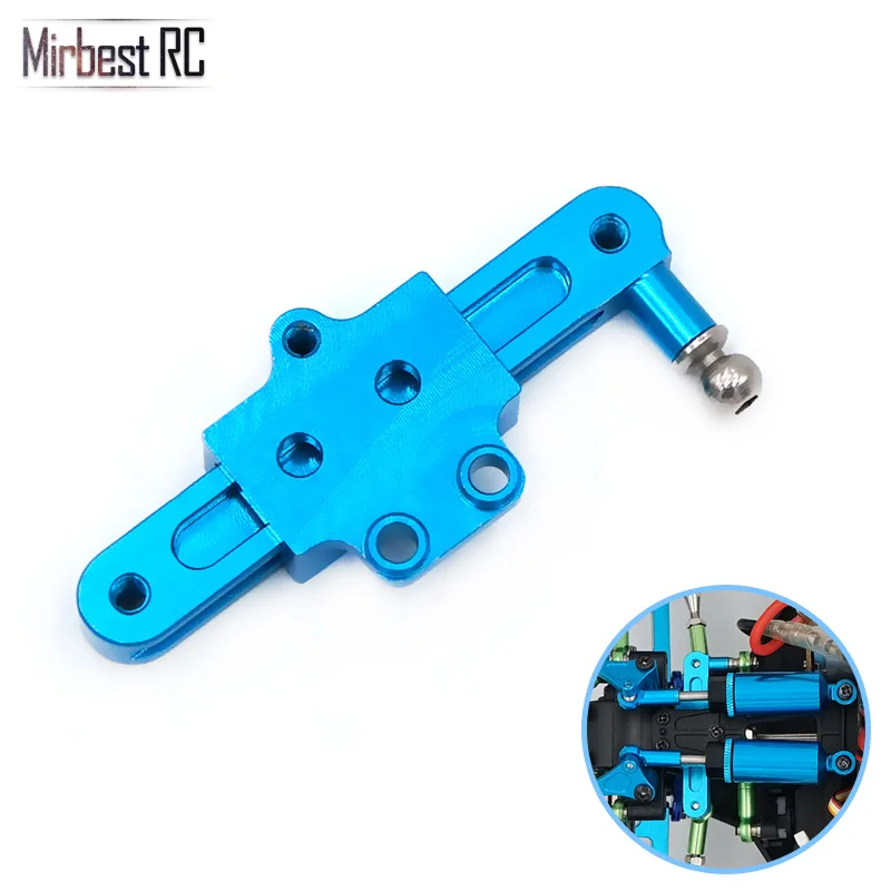 Mirbest RC diy запчасти для Wltoys 12428 части 12423 FY-03 JJRC Q39 RC металлические запчасти для автомобиля передний блок рулевого управления аксессуары для обновления