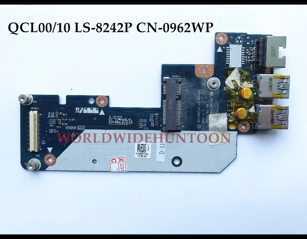 Оптовая продажа QCL00/10 LS-8242P для Dell Inspironc Vostro 3560 USB Ethernet фоторазъем полностью