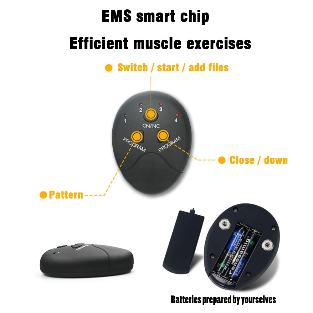 Беспроводной стимулятор мышц живота, умный фитнес-тренажер, электрический прибор для похудения и похудения, устройство для домашнего массажа