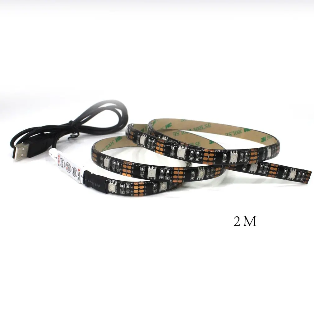 30 светодиодный/метр фоновый свет телевизора 0 5/1/2 м USB кабель Мощность
