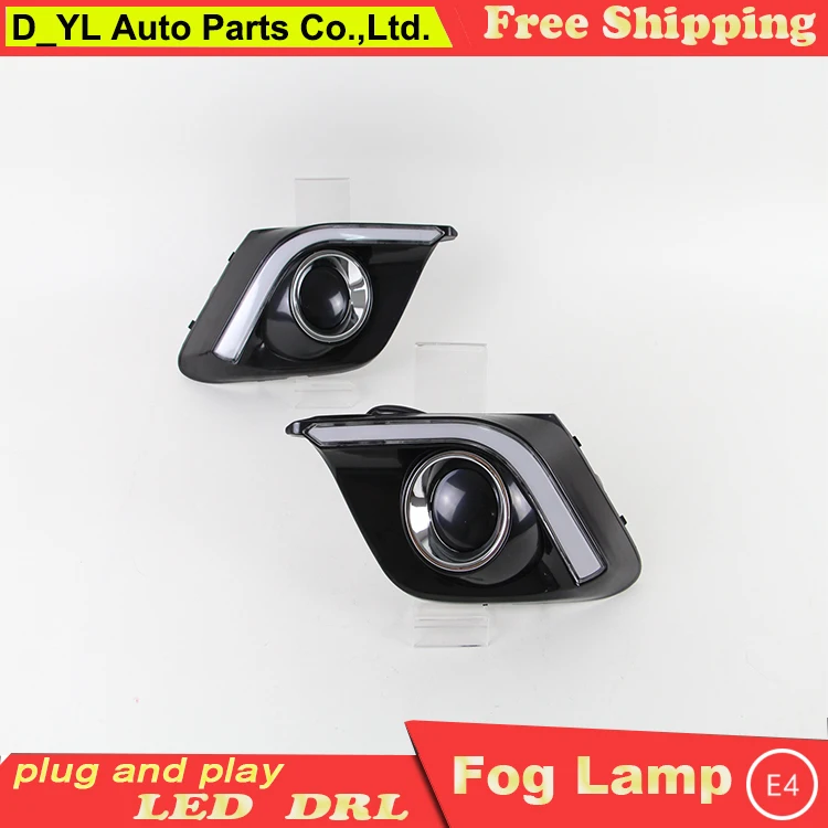 

D_YL car styling new 2014 For Mazda 3 Axela led Daytime Running Light led Fog light High Quality NEW LED DRL
