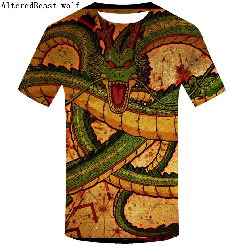 Summer Funny T shirts Dragon Ball Z T-shirt Men Print Son goku Goku 2019 Fashion shirt Tops Tees tshirt | Мужская одежда