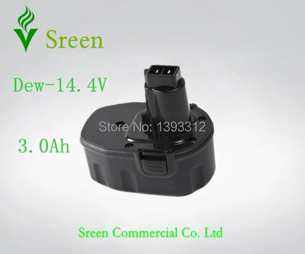 

New 14.4V NI-MH 3000mAh Replacement Rechargeable Power Tool Battery Packs for DEWALT DC9091 DE9038 DE9091 DE9092 DW9094 DE9094