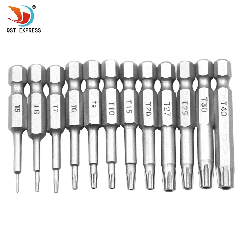 12Pcs Set Security Bit Set Tamper Proof Screwdriver Drill Bit Screw Driver Bits Hex Torx Flat Head 1/4 12Pcs Set Security Bit Set Tamper Proof Screwdriver Drill Bit Screw Driver Bits Hex Torx Flat Head 1/4