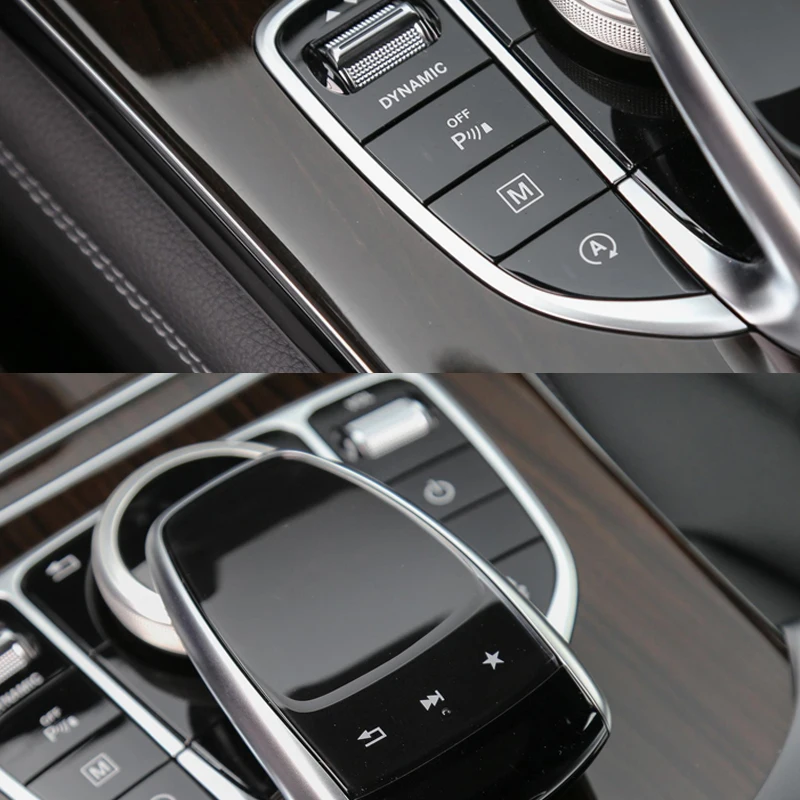 ТПУ наклейки для Mercedes Benz C Class C200 внутренняя невидимая защитная пленка центральная консоль панель управления автомобиля-Стайлинг