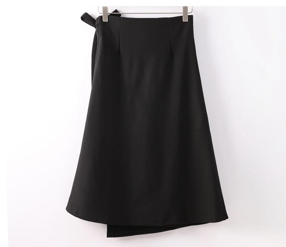 Tataria, женские юбки с высокой талией, размера плюс 4XL, свободная, а-силуэт, сексуальная юбка для женщин, s, с разрезом, тонкая, офисная, для девушек, рабочая одежда, одноцветные юбки для женщин