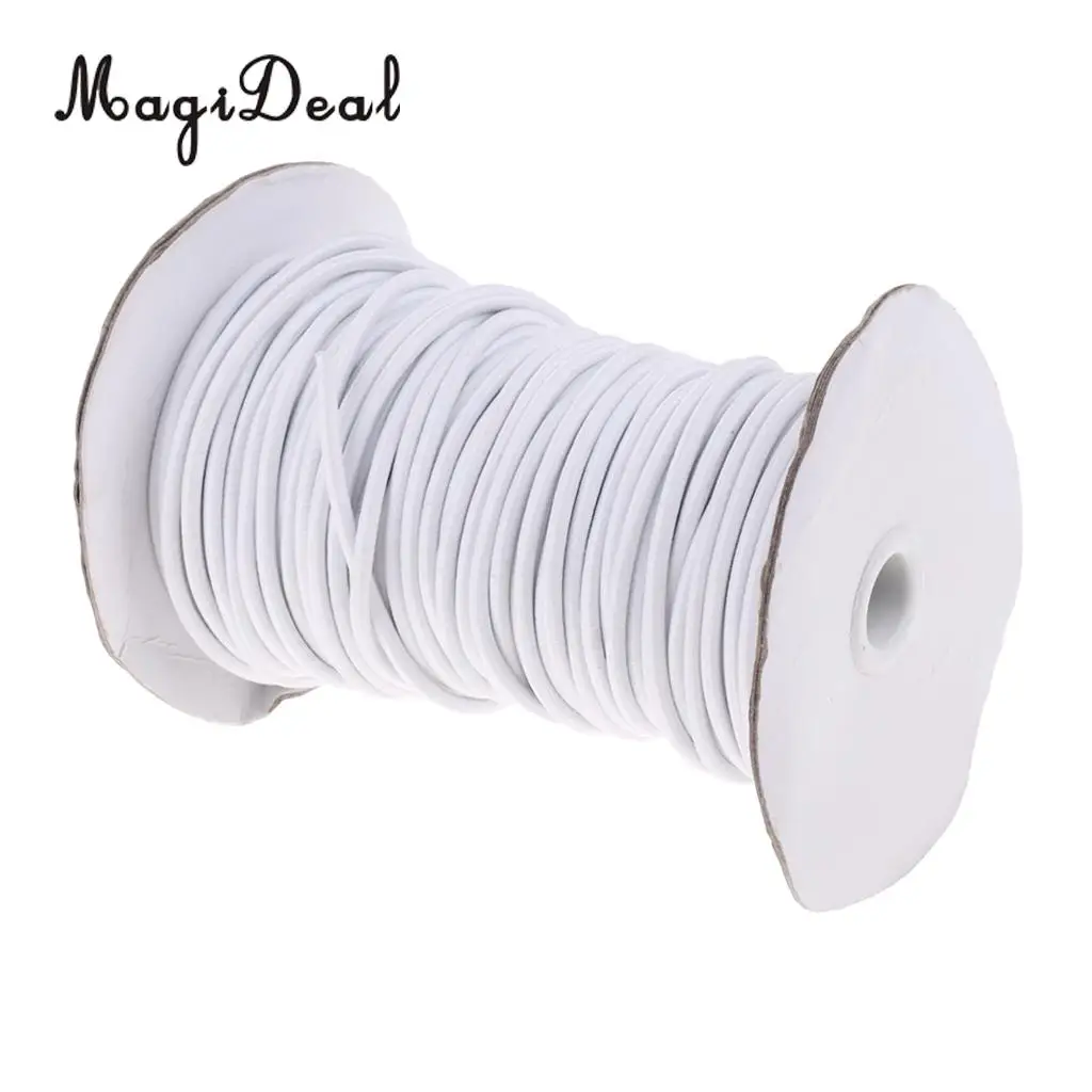 MagiDeal 4mm Heavy Duty Marine Grade Elastic Shock Cord Bungee Rope Tie Down Boat Cover Caravan DIY Craft - Various Length/Color