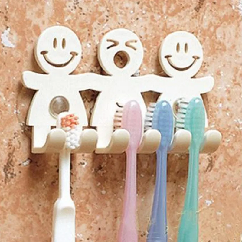 1 шт. милые держатели для зубных щеток крючки с присоской зубная щетка держатель для ванной присоски держатель для зубных щеток дропшиппинг