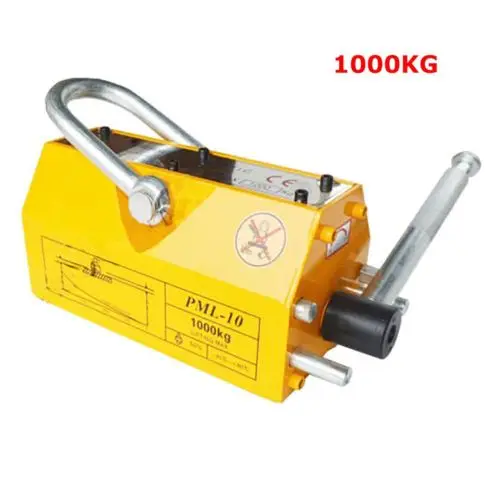 

FREE SHIPPING 1000 KG STEEL MAGNETIC LIFTER HEAVY DUTY  CRANE HOIST LIFTING MAGNET  2200LB