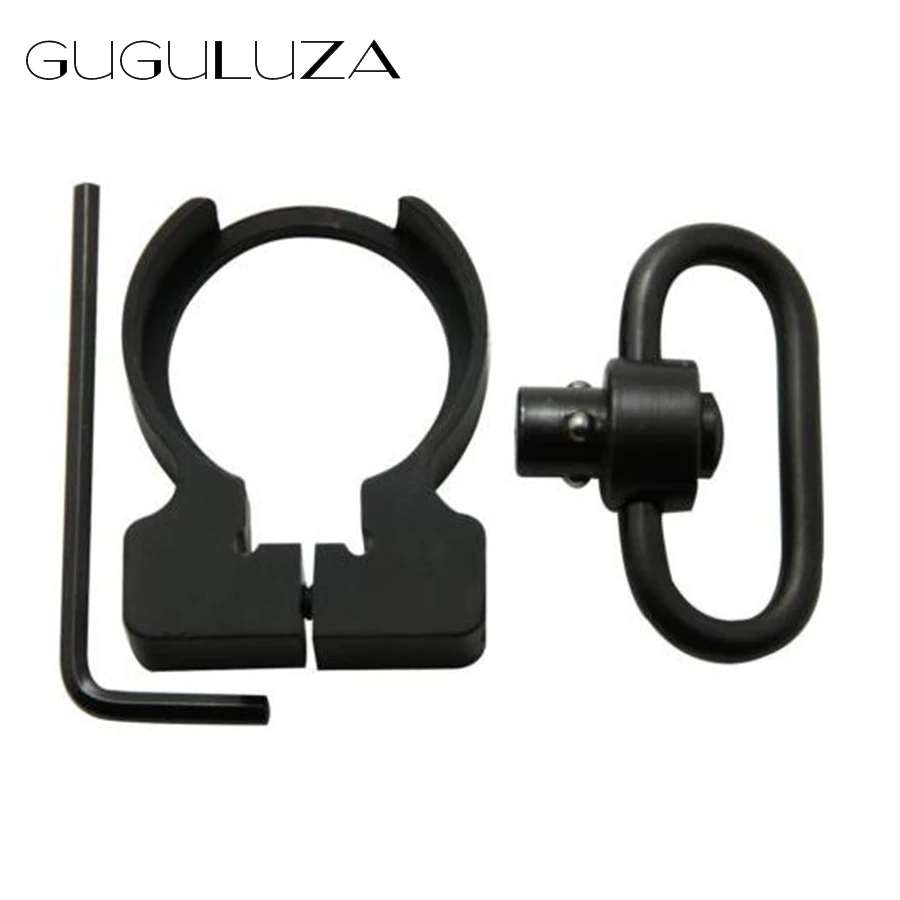 Tactical .223 End Plate Sling Attachment with Triple Loops Ambidextrous Design