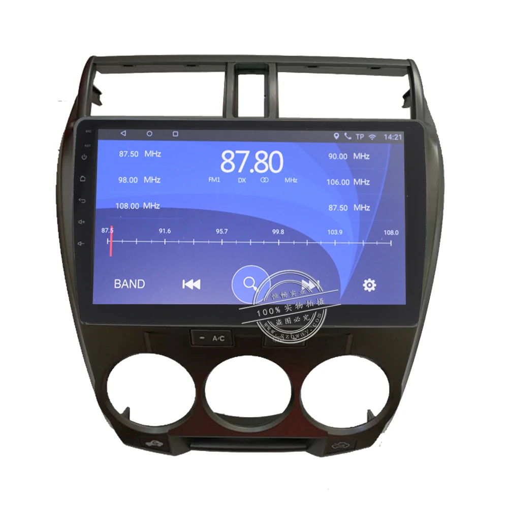 Excellent HACTIVOL 10.1" Quad core car radio gps navi for Honda City 2008-2014 android 7.0 car DVD video player with 1G RAM 16G ROM 2