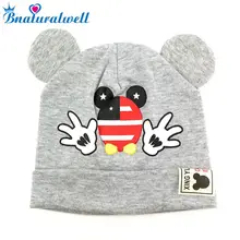 Bnaturalwell/милые детские хлопковые шапки-бини, шапка для младенцев, вязаная шапка, подарок для новорожденных, шапка с рисунком из мультфильма, милые шапки для мальчиков и девочек H061S