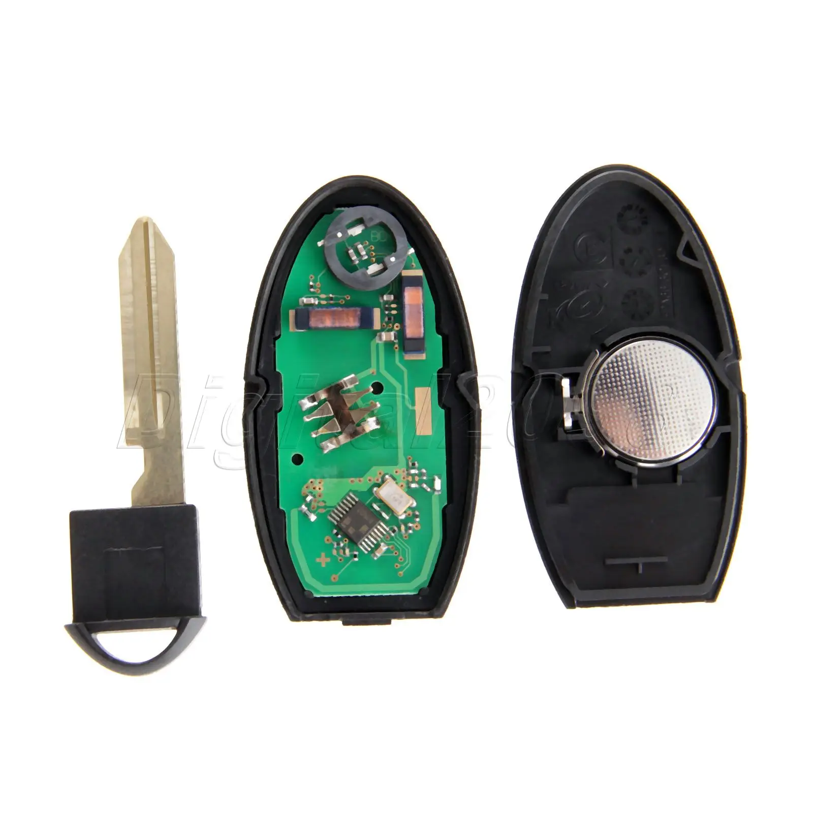 

Yetaha 4button Car Remote Smart Card Key Case Transponder Chip Keyless For Nissan Altima Maxima Murano KR55WK48903 Free Shipping