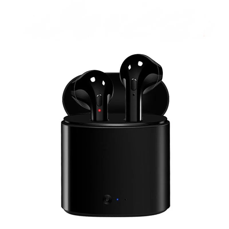 

i7 i7s TWS Wireless Bluetooth Earphones In-Ear Music Earbuds Set Stereo Headset for iphone X 6 7 Samsung 8 Xiaomi Charging Box