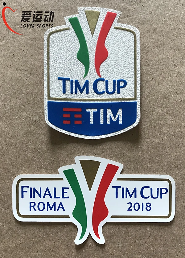 

2018 Italy TIM CUP FINAL 2018 TIM CUP FINAL ROMA Sleeve Soccer badge