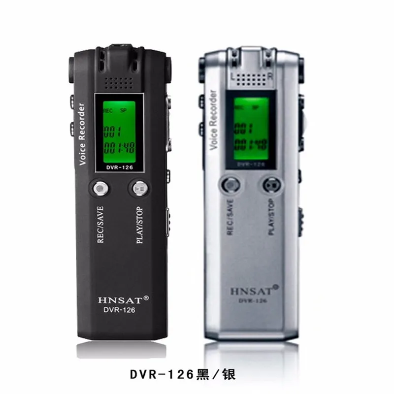 

Professional Digital Voice Activated Recorder 8GB Mini Dictaphone AAA Battery Telephone Recording Device Audio Hidden Recorders
