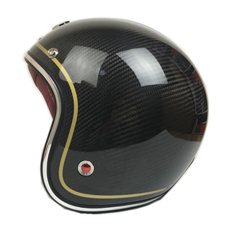 Ruby Pavillon carbon fiber Vintage motorcycle helmet Saint Honore model