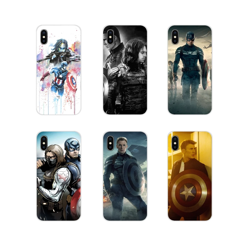 Для Motorola Moto X4 E4 E5 G5 G5S G6 Z Z2 Z3 G G2 G3 C Play Plus прозрачные мягкие чехлы для Капитан Америка