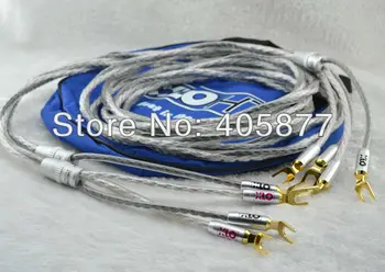 

Pair HT6 Speaker Cable With SPade Plug Speaker Wire 2.5M