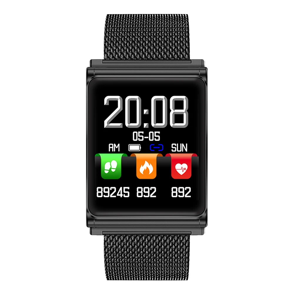 Cawono CN98 смарт браслет 1 3 дюймов OLED Экран Фитнес крови монитор сердечного ритма