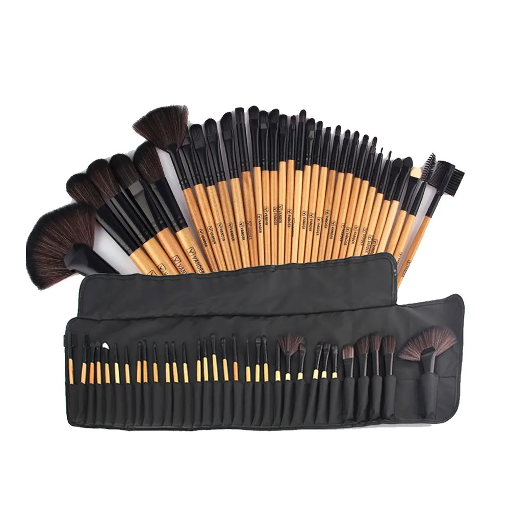 Online Vander 32 Pcs Set Profesional Riasan Sikat Foundation Bayangan Mata Lipstik Bubuk Kuas Make Up Alat W Tas Pincel maquiagem