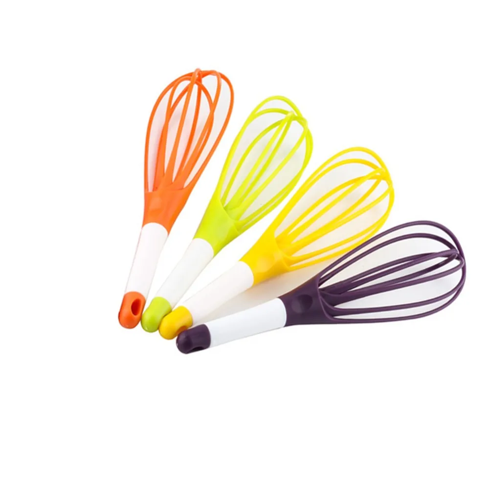 Plastic Handle Egg Beaters Mixer Tools Small Manual Handle Egg Stiring