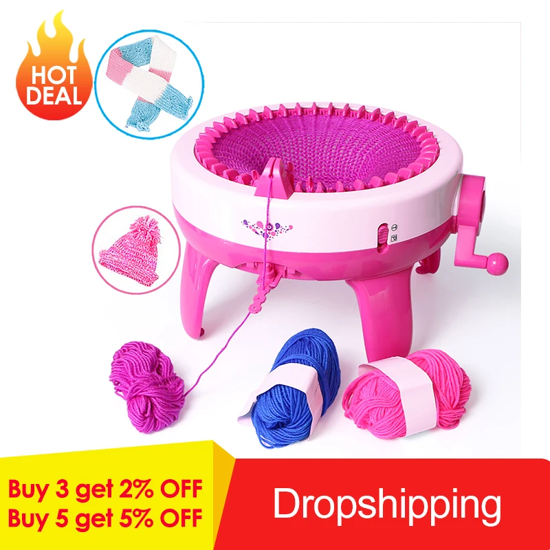 

40 Needle Positions Big Hand Knitting Machine Weaving Loom knit for Scraf Hat Children Educational Learning Toy Knitting Tools