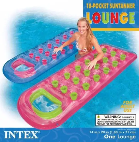 INTEX 18 Pocket Suntanner Lounge 