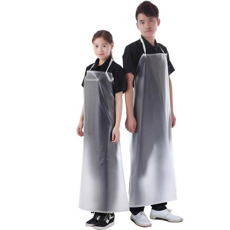 Simple Sleeveless Kitchen Fashion Adult Workwear Men Women Waterproof Oil-resistant Disposable Aprons