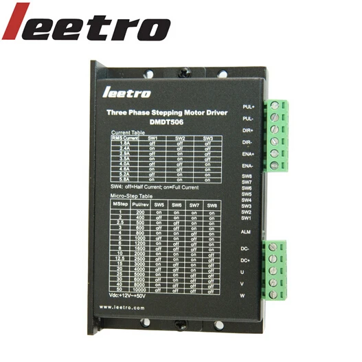 Драйвер leetro DMDT506 может соответствовать 57/86 три драйвер для шагового двигателя