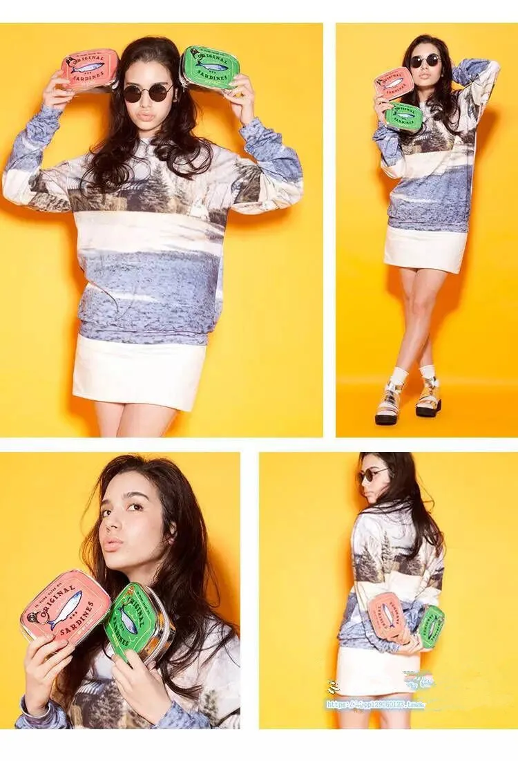 جديد الرجعية نمط أكياس سردين معلب ماكياج مستحضرات التجميل حقيبة جميلة الحيوان غرفة المحمولة السفر حقيبة المرأة حقائب