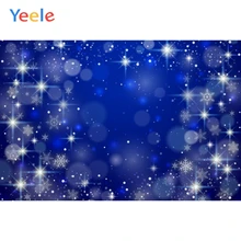 Yeele голубой свет боке Снежинка градиент Детские вечерние фоны для фотосъемки индивидуальные фотографические фоны для фотостудии
