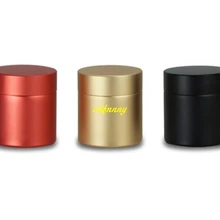 100 шт/партия 50*46 мм Мини Алюминиевые чайные горшки банки герметичные канистры чайная коробка металлический чайный заварник хранение чая коробки для путешествий