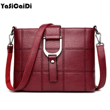 YASICAIDI Hohe Qualität Pu-leder Frauen Umhängetaschen Berühmte Designer Vintage Eimer Frauen Messenger Bags Damen Tote Taschen Sac