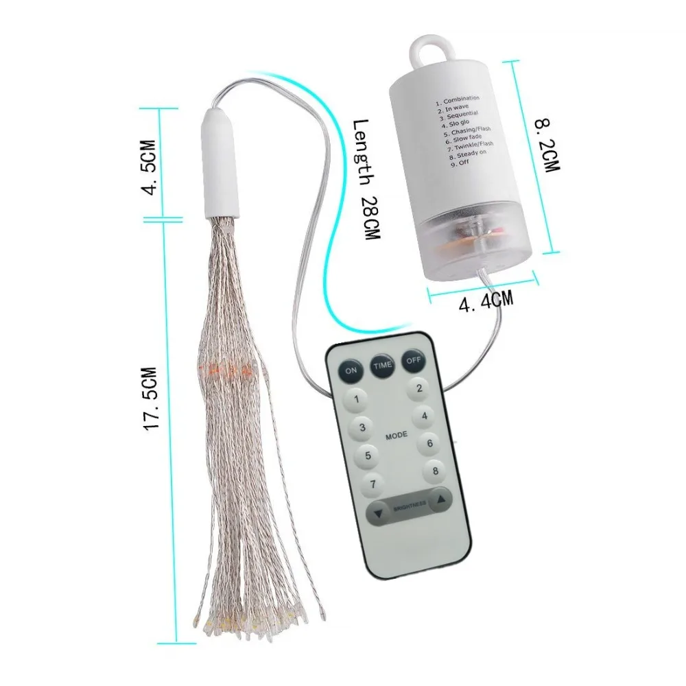 Battery Operated Hanging Fairy Lights-6