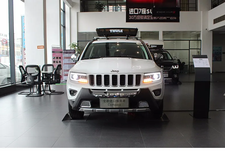 KOWELL автомобильный Стайлинг для JEEP Compass 2011- светодиодный головной светильник для компаса Головной фонарь СВЕТОДИОДНЫЙ дневной ходовой светильник светодиодный DRL Bi-Xenon HID