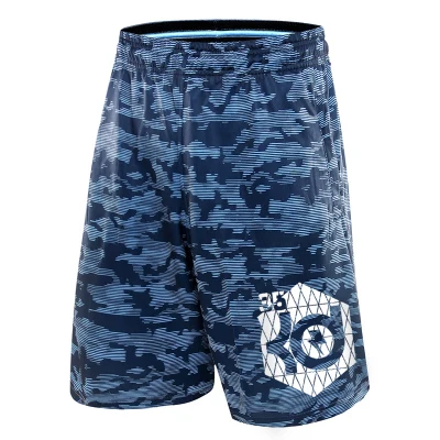 

Summer Men's Basketball Shorts kd Athletic Loose Training Workout Running Sports Shorts with Zipper Pockets