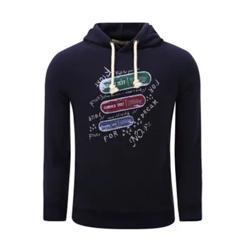 

2019 Autumn Brand Clothing Men's Letter Printed Hoodies Pullover Hooded Sweatshirt Street wear Male Casual Hooded Hoodies