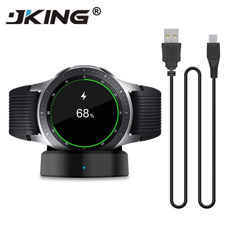 JKING оригинальные специальные Лидер продаж Qi Беспроводной зарядная док-станция Зарядное устройство для samsung Galaxy Watch 46/42 мм