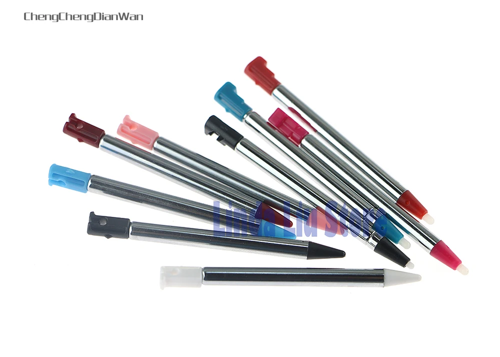 

ChengChengDianWan 500pcs Wholesale Metal Retractable Extendable Touch Screen Stylus Pen for 3DS